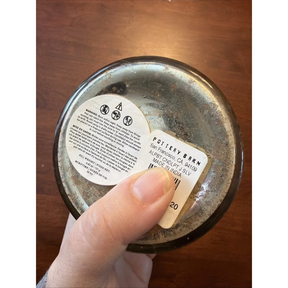 NEW Pottery Barn Winter Lily 9 Oz. Decorative Scented Candle Brand New Bougie